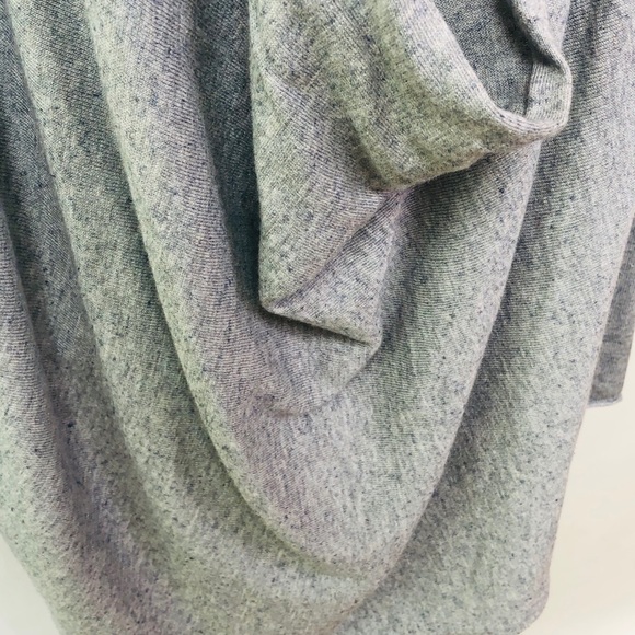 Eileen Fisher Drape Front Gray Sweater - Picture 4 of 7
